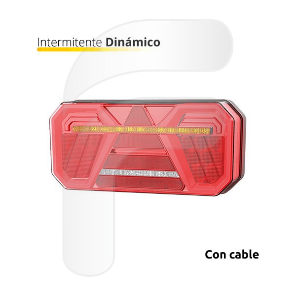 PILOTO TRASERO LED 10/30V DINÁMICO IZQUIERDO 305MM